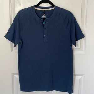 United By Blue Impact Collection Blue Henley Tee Small New Closet Staple